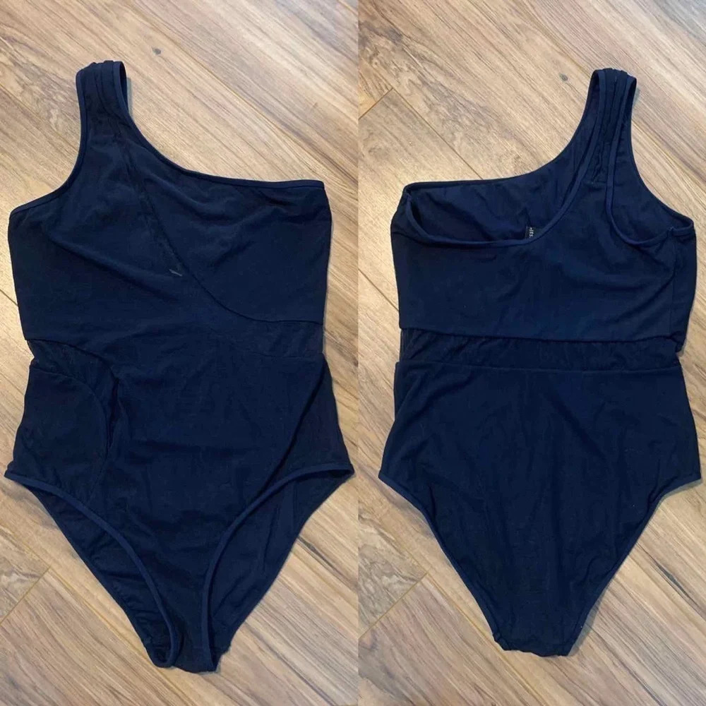 Jets Australia • Navy One Shoulder Swimsuit